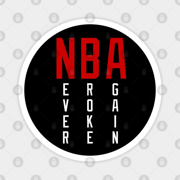 NBA Magnet by Buff Geeks Art